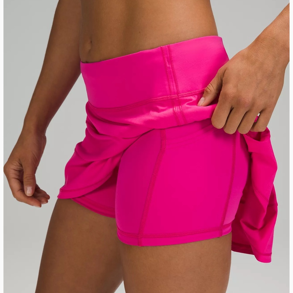Lululemon Pace Rival Skirt *Tall 💖 Sonic Pink - Picture 10 of 12